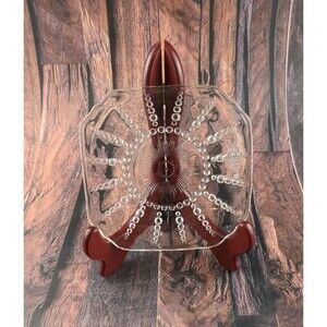 Columbia Bubble Pattern‎ Vintage Federal Depression Glass Dessert Plate 6 inch